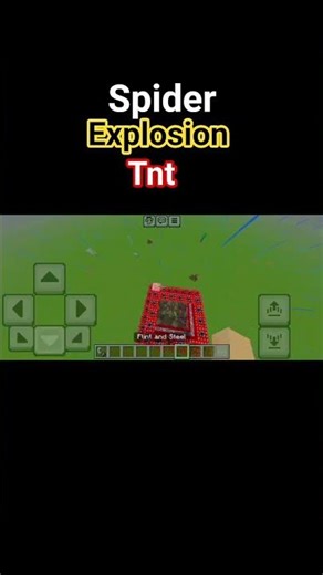 🔥Spider explosion tnt💥 #tarding #minecraft #explosion #tnt #viral episode 6