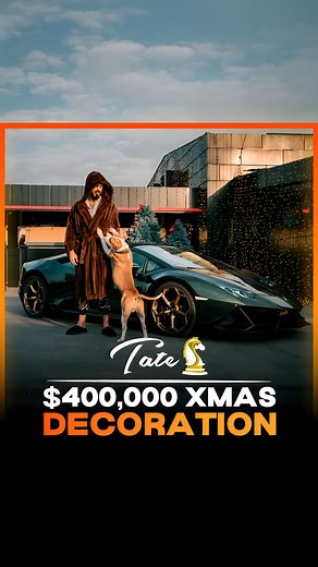Tate's $400,000 Xmas Decoration 🎄 | Hustlers University