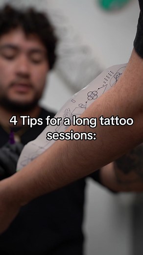 Tips for a Long Tattoo Session