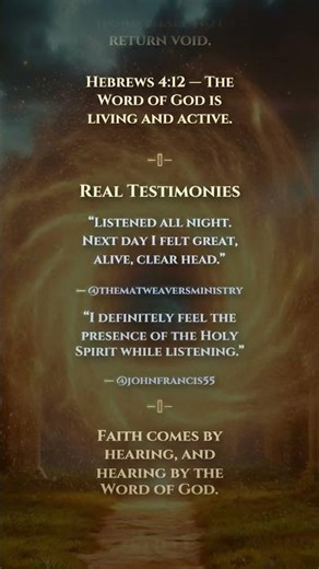 What If the White Noise You Slept To Was Actually Scripture?