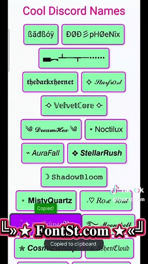Discord Name Generator – Best & Cool Nickname Ideas 2026 ➜ https://fontst.com/discord-name/ Create stylish Discord names with symbols, cool fonts, and copy-paste nickname ideas. Find aesthetic, funny, edgy, and unique Discord names for every style. Table of Contents Top Discord Name Ideas 2026 Best Discord Name Copy & Paste Cool Discord Names Cute Discord Names aesthetic Creative Names For Discord Discord names Ideas for Boy Discord names Ideas for Girl Discord Username List How to Use the Disco