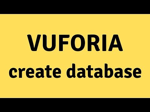 Create Vuforia Image Target Database