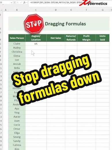 Stop Dragging Formulas in Excel: Quick Formula Shortcuts