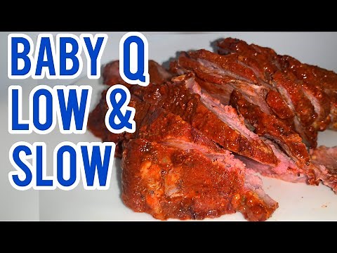 Baby Q Low & Slow Beef Blade Roast: How To Cook Beef Roast Low And Slow On Weber Baby Q & Rotisserie