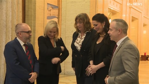 WATCH: The First and deputy First Ministers meet with Stormont's Irish language and Ulster-Scots commissioners for the first time | UTV Northern Ireland