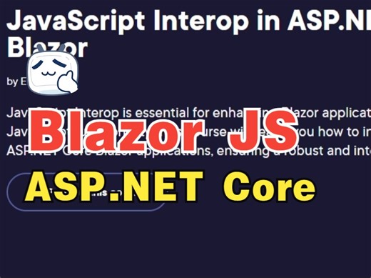 [中文字幕]ASP.NET Core Blazor 中的 JavaScript 交互