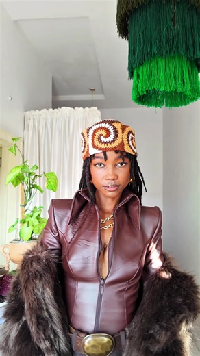 I circled back to my first learned craft, crocheting… and look what happened 🧶🥹✨ #crochet #crafttok #handmadefashion #softlife #fashioncreator