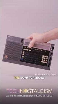 Why was this best-selling, 1985 Shortwave radio a Cold War Spy Darling? Sony ICF-2001D / 2010
