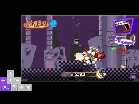 [Pizza Tower ASLM Mod (v14)] John Gutter - 36 laps (875 COMBO)