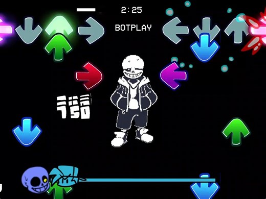 (二创)FNF cover UT超酷国人AU W!Tale 但是fnf和ut形式同时呈现（重置）