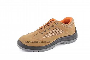 Suede Leather Steel Toe Cap Design Casual Safety Shoes for Men/Work Shoe/Footwear