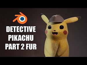 Blender Detective Pikachu Tutorial Part 2: Fur
