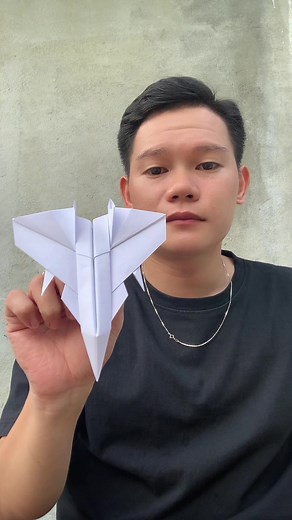 @Vĩnh Hí ORIGAMI🐷 boomerang plane #vinhhi
