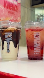 KFC’s new drink range has just landed at Meadowhall🍓🍫 KWENCH by KFC is a brand-new line-up of 10 speciality drinks, from Spicy Mango Lemonade to Chocolate Krunch shakes! All starting from £1.99 (whatta bargain🤯) this new range is not to be missed✨ #KWENCH #KFC #Meadowhall | Meadowhall