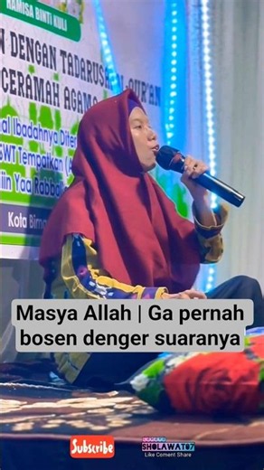 Masya Allah | Ga pernah bosen denger suaranya #sholawatmerdu #penyejukhati #santrikeren