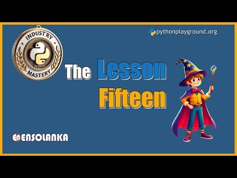 Industry Mastery Study Pack — Lesson 15: Code Example Demo | PythonPlayground.org | .club