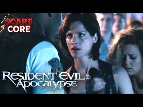Fighting Back the Zombie Horde in Raccoon City | Resident Evil: Apocalypse (2004) | ScareCore