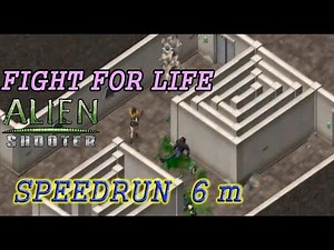 Alien Shooter: Fight for life. Speed run at 6 min. (WRec)