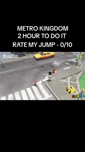 jump impossible, difficulty 9/10 #supermario #odyssey #jump #viral #fyp