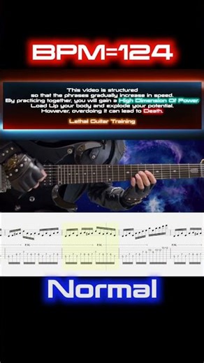 Dream Theater - Hell's Kitchen #1【Guitar TAB | BPM 40→124】