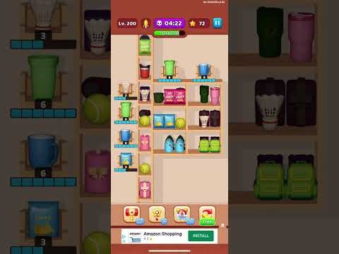 Goods Sorting Match 3 | Level 200 | Hard level | NO BOOSTERS #mobilegame #gaming #gameplay