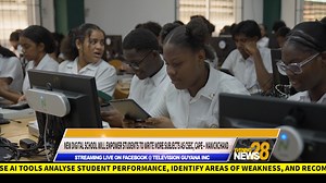 The soon-to-be-launched Guyana Digital School will allow students from institutions with limited examination options at the Caribbean Examination Council level to take as many subjects as they desire. Find out more in this Trichell Sobers report… | Television Guyana Inc. | Facebook