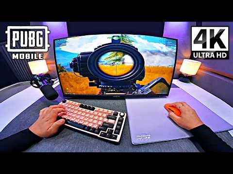 [GoPro POV] EWEADN GS75 Keyboard ASMR 😴🌿 | 120 FPS PUBG MOBILE PC Emulator Gameloop (4K)