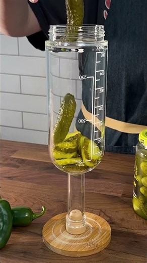 Spicy Pickle Infused Vodka 🥒 | The perfect addition to a martini!