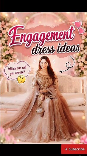 engagement dress ideas for bride 💖// engagement dresses for bride#shorts #shortsfeed #trending