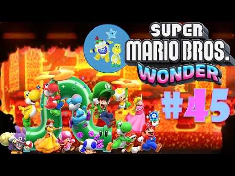 Super Mario Bros. Wonder Part45 "Going Through Lava Levels with Normal Yoshi That isn't Easy!"