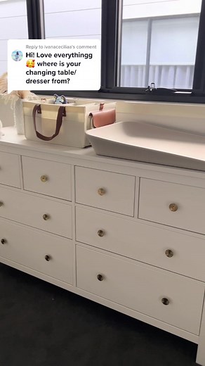 Ikea Baby Dresser Change Table Setup | Nursery Decor Ideas