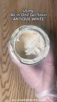 Lighten Kitchen Cabinets using Stain!