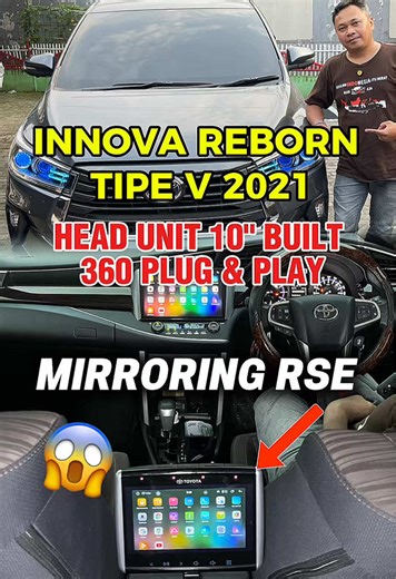 Innova Reborn Tipe V 2021: 10-Inch Head Unit Features