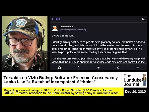 Torvalds on Vizio Ruling: Software Freedom Conservancy Looks Like "a Bunch of Incompetent A**holes"