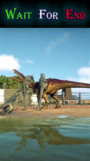 Velociraptor🦖vs Baryonyx🐊 Jurassic World Evolution 3🌱 #jurassicworld #dinosaurs #dinosaurshorts
