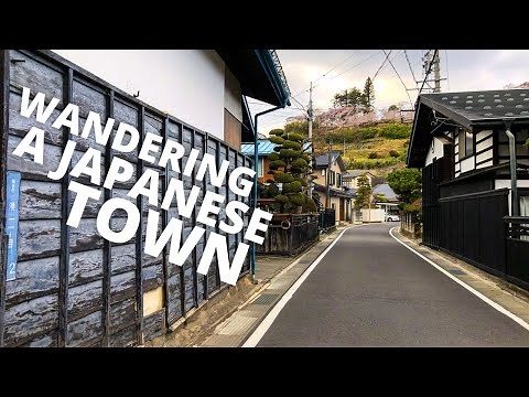 Wandering the Streets of a Japanese Lake-Town