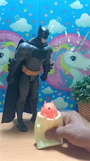 Big Batman Was Shocked When Little Batman Was Thrown #marveltoys #spiderman
