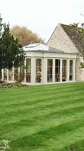 14 reactions | Aerial Views of an Award-Winning Orangery  Taking an aerial view of a David Salisbury orangery, where its architectural grace perfectly illustrates what is a masterpiece of design  #video #videomarketing #drone #dronephotography | David Salisbury | Facebook