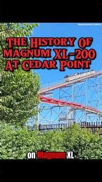 The History of Magnum XL-200 | How the First Hypercoaster Changed Roller Coasters Forever