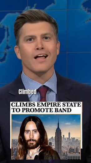 "JARED LETO CLIMBS EMPIRE STATE TO PROMOTE BAND" 😂🤣 COLIN JOST Weekend Update With Colin Jost and Michael Che 🔥 Follow @chejostupdate for more stand up content ‼️ 👍 Leave a like, if you enjoyed the video. #comedy #comedian #joke #jokes #snl #weekendupdate #saturdaynightlive #colinjost #michaelche #black #white #african #american #president #america #newyork #jaredleto #empirestatebuilding #30secondstomars #promote #band | Jost Colin and Michael