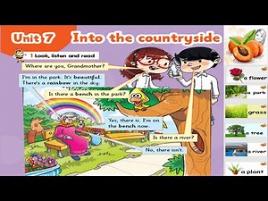 CONNECT for primary 2 unit 7 Into the countryside 🌼🌿💐🐦🌳with flashcards نصوص أستماع