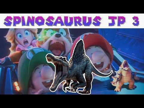 Super Mario Galaxy Movie but screams got replaced with Spinosaurus Jurassic Park 3 roar memes
