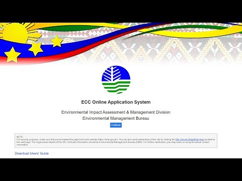 How to Create an Account in the ECC Online System
