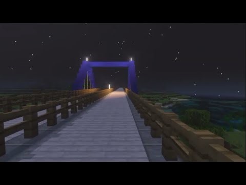 Minecraft Freeways: Southern Freeways at Night with Vibrant Visuals