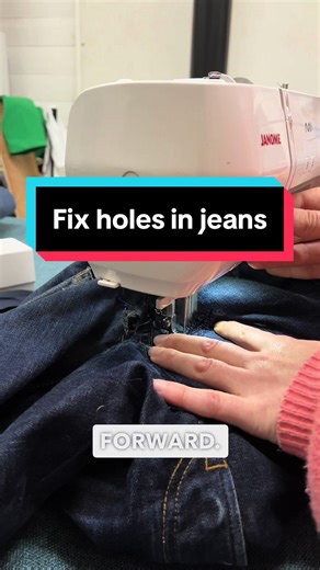 Repairing holes in your jeans doesn’t need to be difficult. In this video I show you how to repair jeans with a scrap piece of fabric and a sewing machine. As always using my trusty @Janome Australia (ambassador) This sewing series has been supported by the Tackling Textiles Skills and Innovation Grant. This is funded by the Department of Agricultural, Environment and Rural Affairs and managed on their behalf by @keepnorthernirelandbeautiful. @fashionforeverni Upcycling #RepurposedTextiles #Sewi