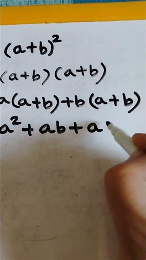 Formula of (a+b)^2 #maths #education #mathstricks #mathematics