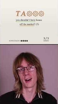 I SHOULDN'T HAVE Solved This Cryptic Clue!? | The Crack 8-29 #crypticcrossword #crossword #puzzle