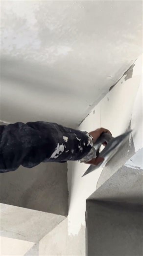 Why Putty is the "Buffer" for Concrete Imperfections 📐🛡️ #shorts #construction #bhargobuilders