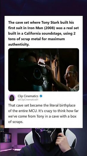 Iron Man 2008 Cave Where Tony Built First Suit Was a Real Set With 2 Tons of Scrap Metal