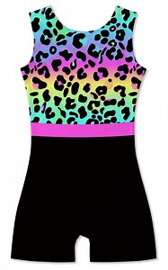 Aideaone Gymnastics Leotards for Girls Leopard Toddler Sparkle Dance Unitards 3-10T - Walmart.com